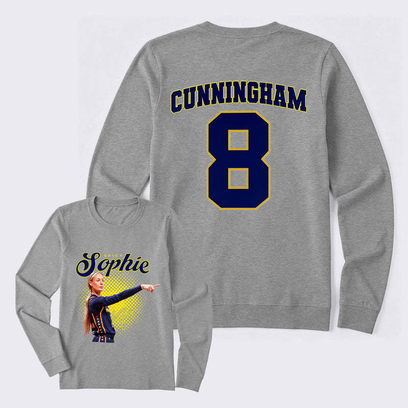 Sophie Cunningham Basketball Fan Gift Vintage Graphic Long Sleeve T-Shirt