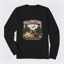 Do Not Pet The Fluffy Cows Yellowstone National Park Long Sleeve T-Shirt