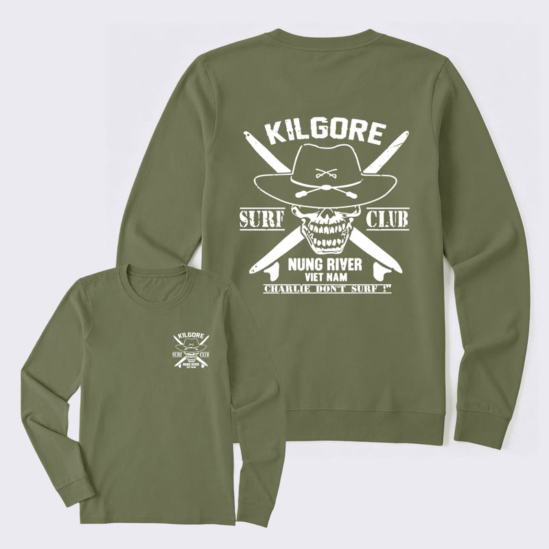 Kilgore Surf Club Nung River Vietnam Long Sleeve T-Shirt