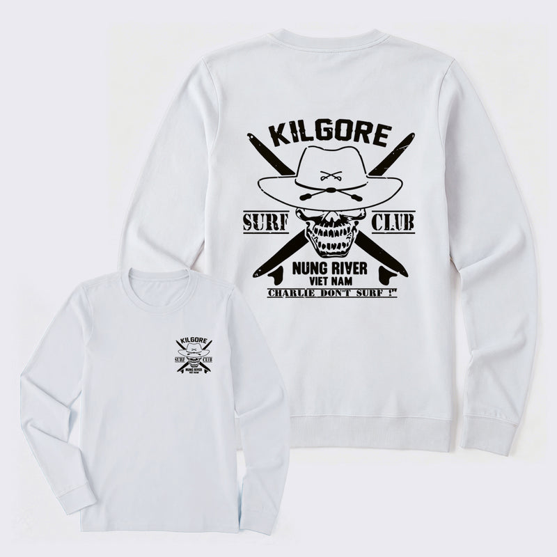 Kilgore Surf Club Nung River Vietnam Long Sleeve T-Shirt