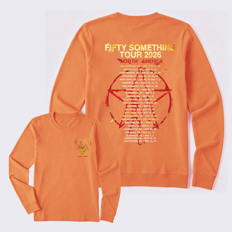 Rush Fifty Something Tour 2026 Long Sleeve T-Shirt