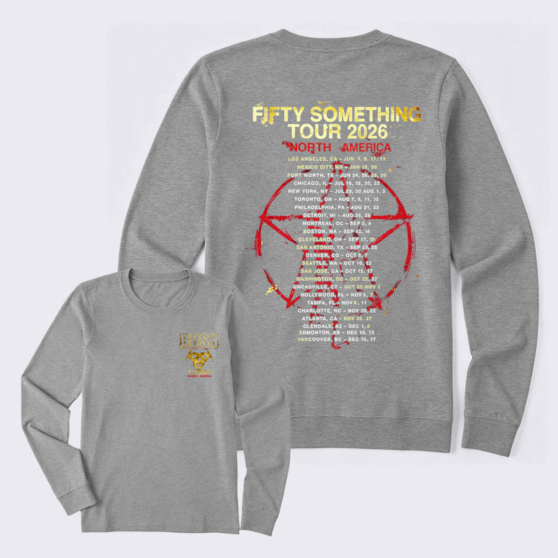 Rush Fifty Something Tour 2026 Long Sleeve T-Shirt