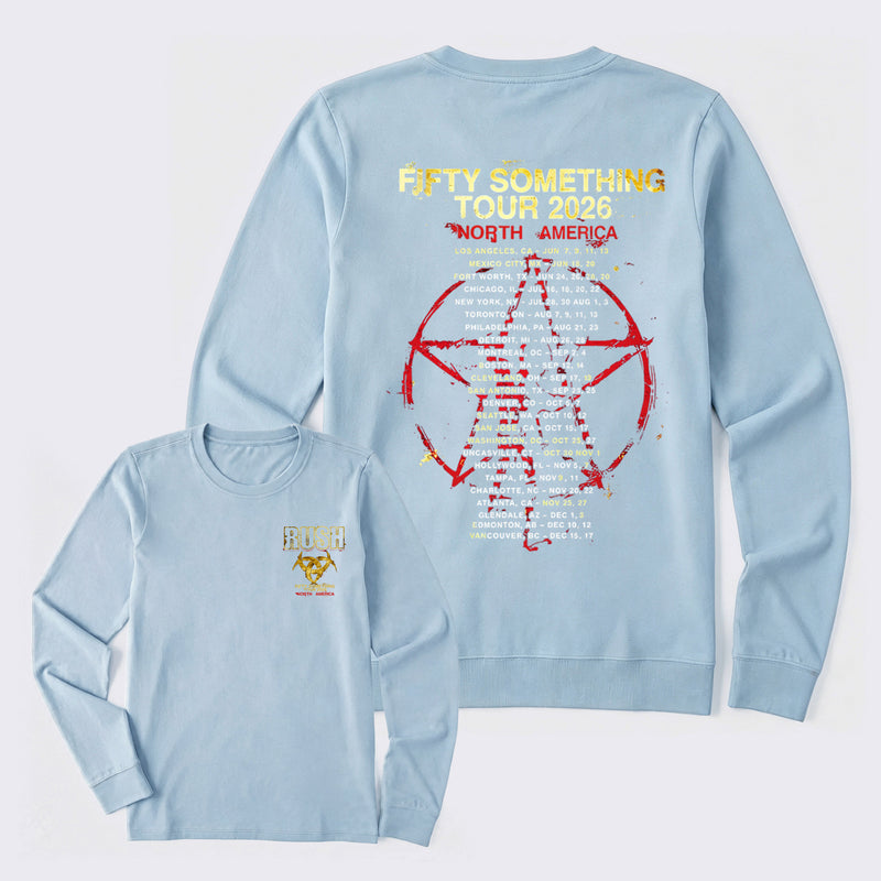 Rush Fifty Something Tour 2026 Long Sleeve T-Shirt