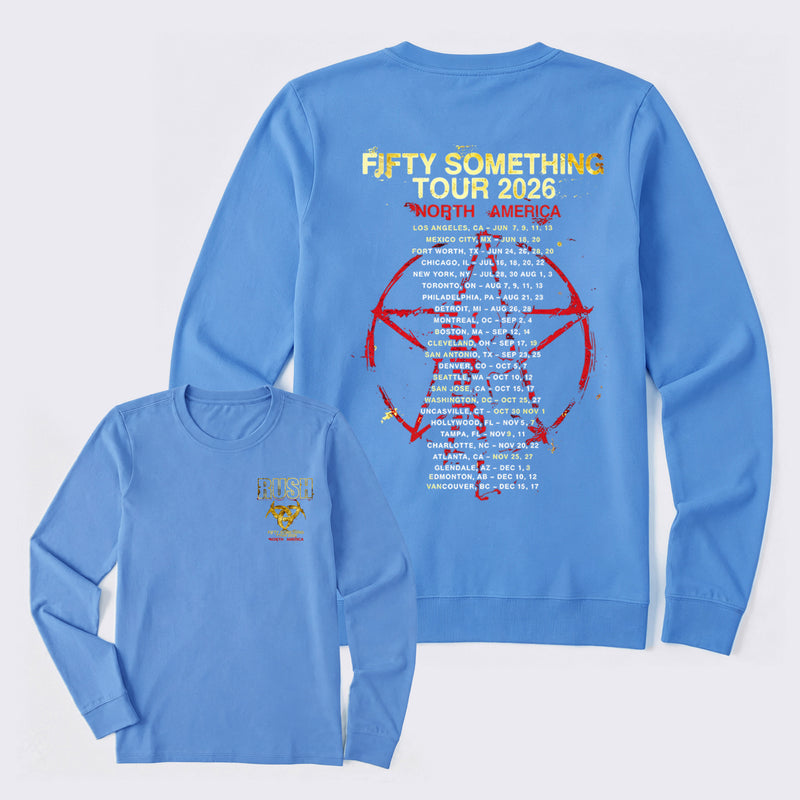 Rush Fifty Something Tour 2026 Long Sleeve T-Shirt