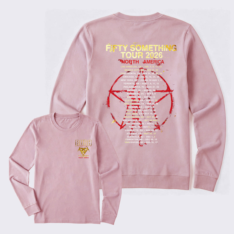 Rush Fifty Something Tour 2026 Long Sleeve T-Shirt