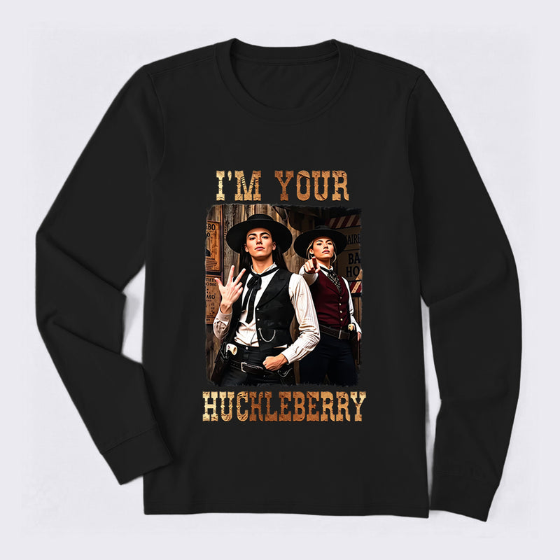 Sophie Cunningham & Caitlin Clark I'm Your Huckleberry Long Sleeve T-Shirt