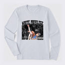 White Privilege Graphic Funny Basketball Meme Long Sleeve T-Shirt