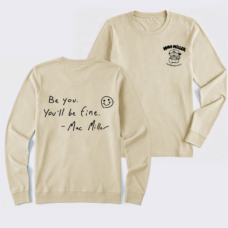 Mac Miller Quote Vintage Hip Hop Rap Long Sleeve T-Shirt
