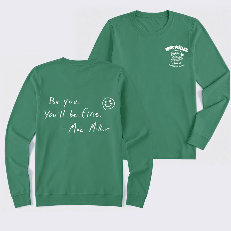 Mac Miller Quote Vintage Hip Hop Rap Long Sleeve T-Shirt