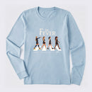 The Fever Abbey Road Basketball Vintage Long Sleeve T-Shirt