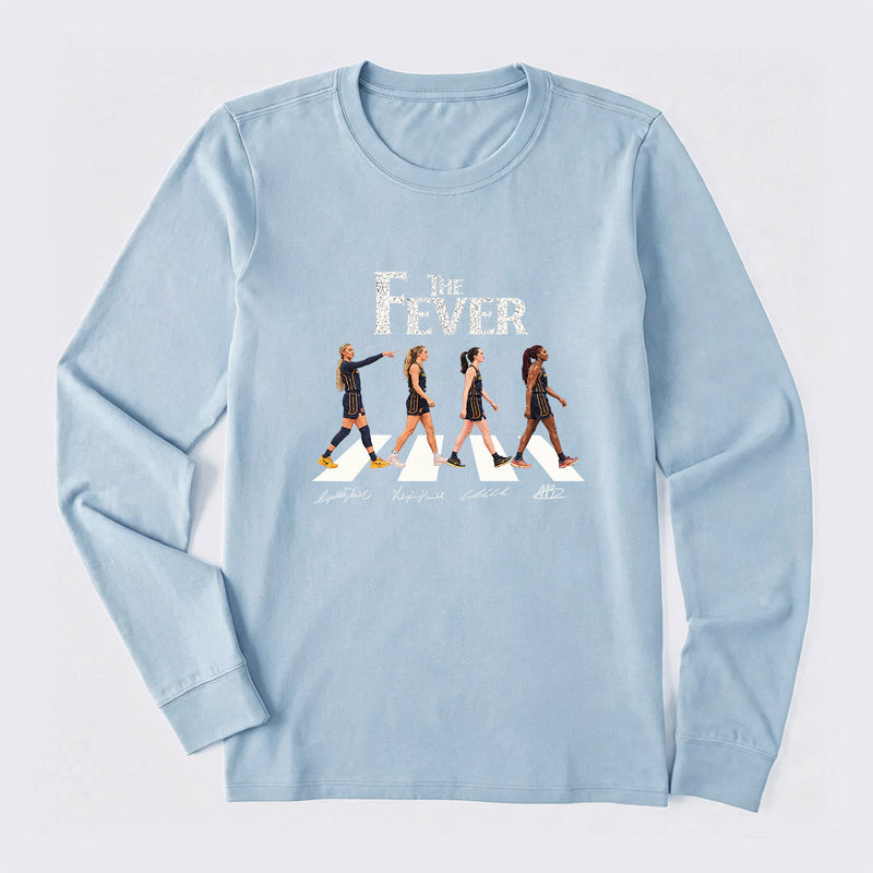 The Fever Abbey Road Basketball Vintage Long Sleeve T-Shirt