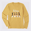 The Fever Abbey Road Basketball Vintage Long Sleeve T-Shirt