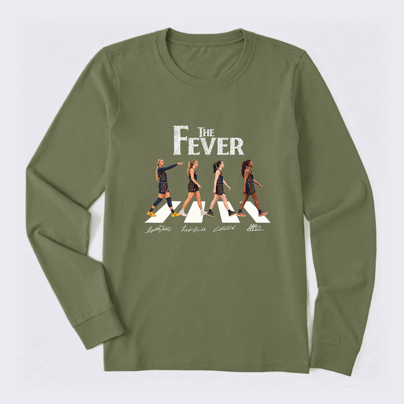 The Fever Abbey Road Basketball Vintage Long Sleeve T-Shirt