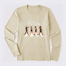 The Fever Abbey Road Basketball Vintage Long Sleeve T-Shirt