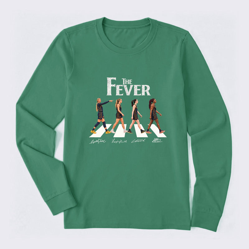 The Fever Abbey Road Basketball Vintage Long Sleeve T-Shirt