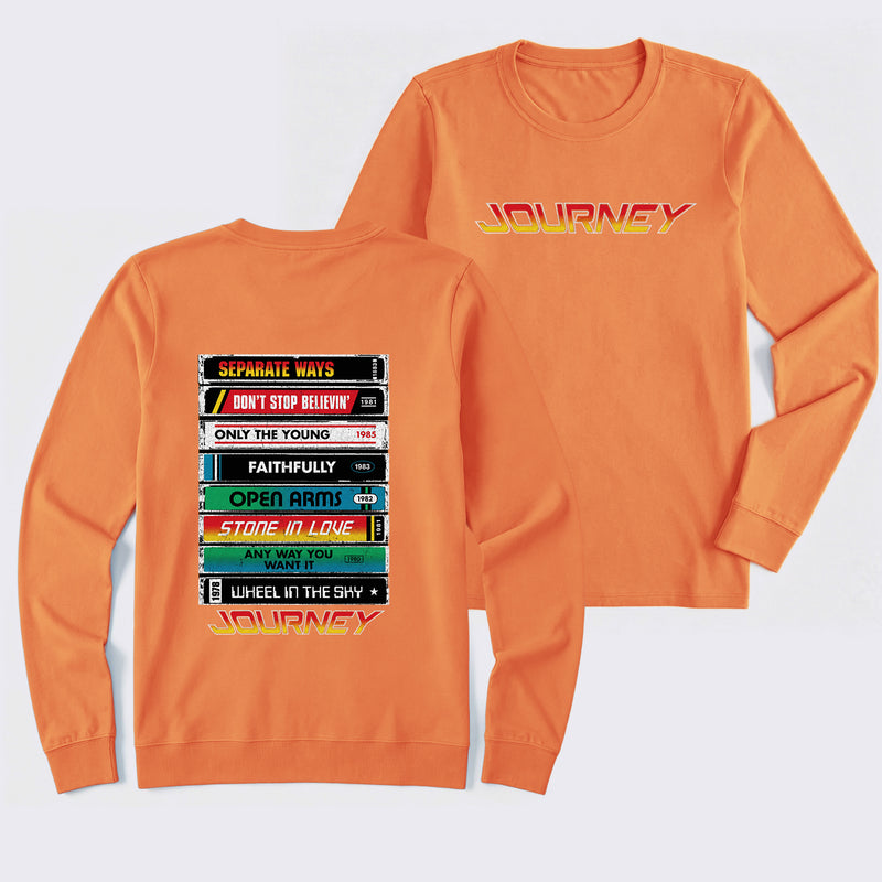 Journey Band Vintage Rock Music Long Sleeve T-Shirt