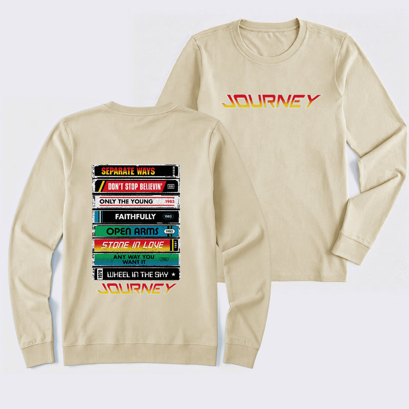Journey Band Vintage Rock Music Long Sleeve T-Shirt