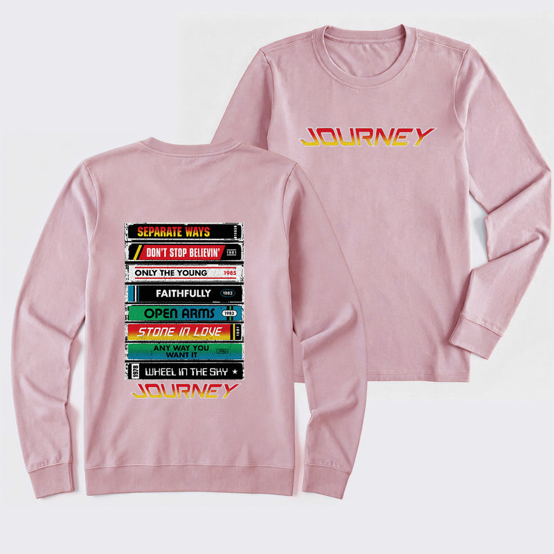 Journey Band Vintage Rock Music Long Sleeve T-Shirt