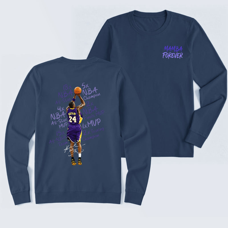 Kobe Bryant Mamba Forever Basketball Long Sleeve T-Shirt