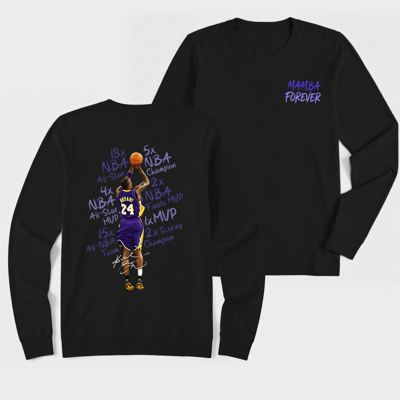 Kobe Bryant Mamba Forever Basketball Long Sleeve T-Shirt