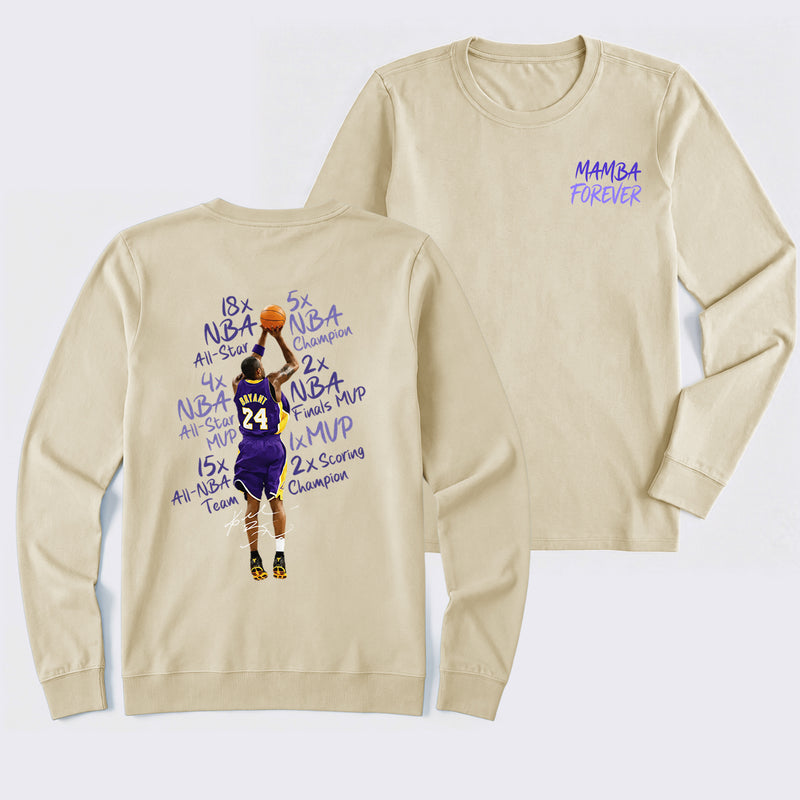 Kobe Bryant Mamba Forever Basketball Long Sleeve T-Shirt