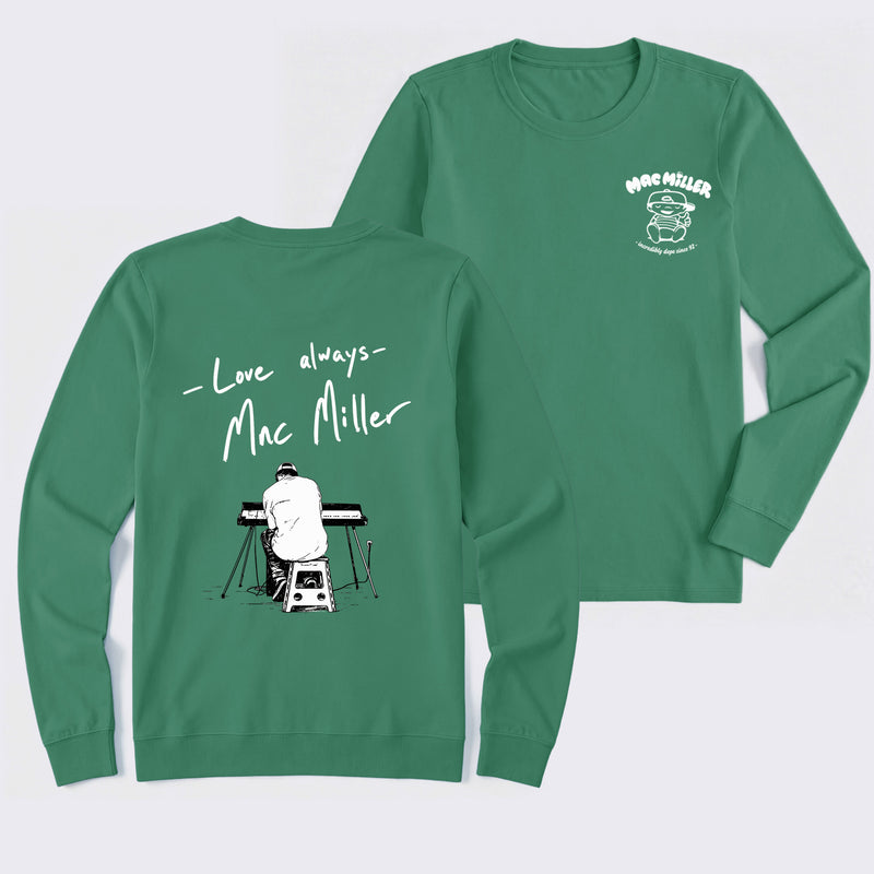 Mac Miller Love Always Vintage Hip Hop Graphic Long Sleeve T-Shirt