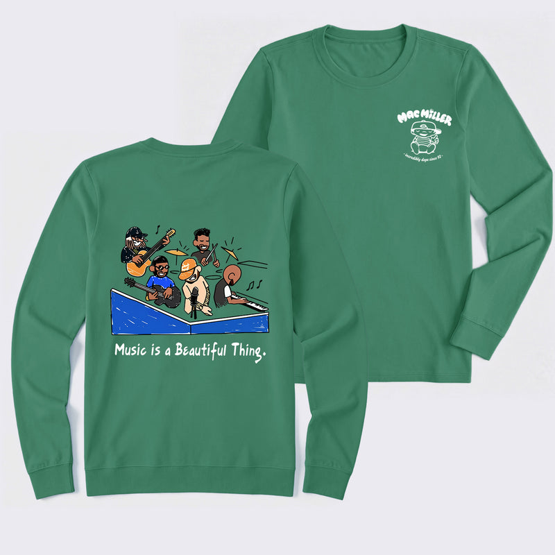 Music Is a Beautiful Thing Mac Miller Vintage Long Sleeve T-Shirt