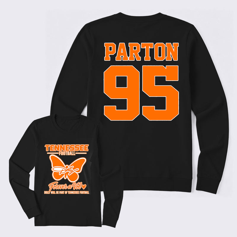Dolly Parton Tennessee 95 Country Music Football Long Sleeve T-Shirt