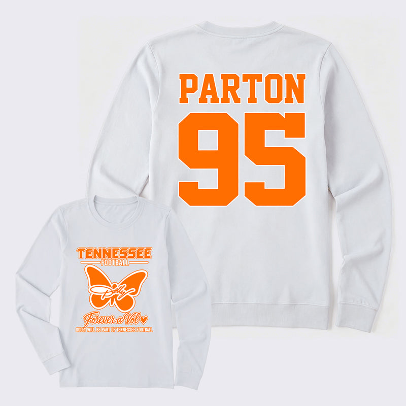 Dolly Parton Tennessee 95 Country Music Football Long Sleeve T-Shirt