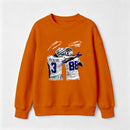 Vintage Close-Up Football Athlete Signature Graphic Sweatshirt