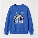 Vintage Close-Up Football Athlete Signature Graphic Sweatshirt