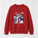 Vintage Close-Up Football Athlete Signature Graphic Sweatshirt