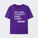 Purple Intelligence - Stephen Hawking Science T-Shirt