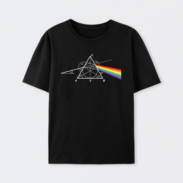 Black Optical Deconstruction T-Shirt