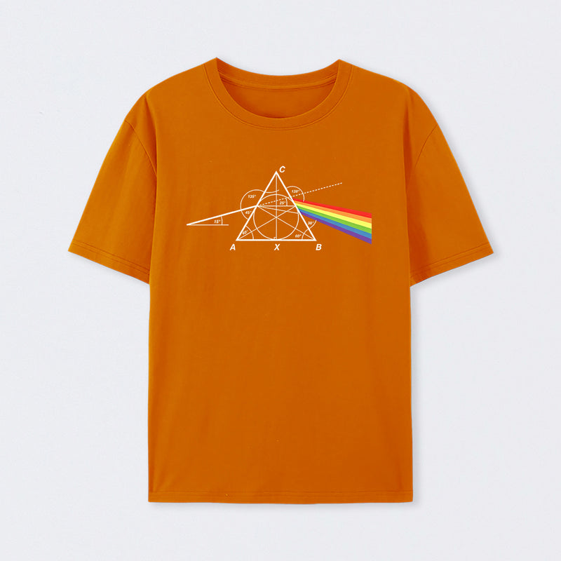 Orange Optical Deconstruction T-Shirt