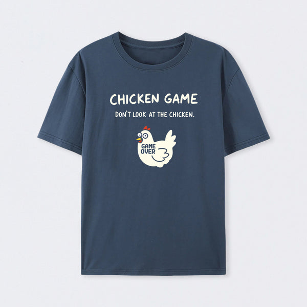 Navy Chicken Game T-Shirt