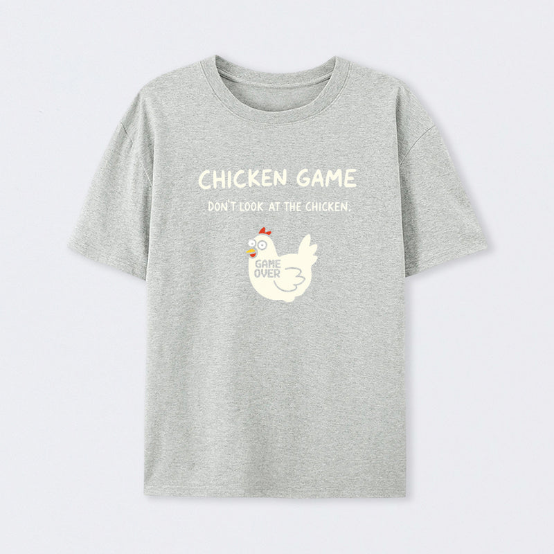 Grey Chicken Game T-Shirt