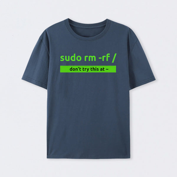 Navy Sudo Linux Programming Command T-Shirt