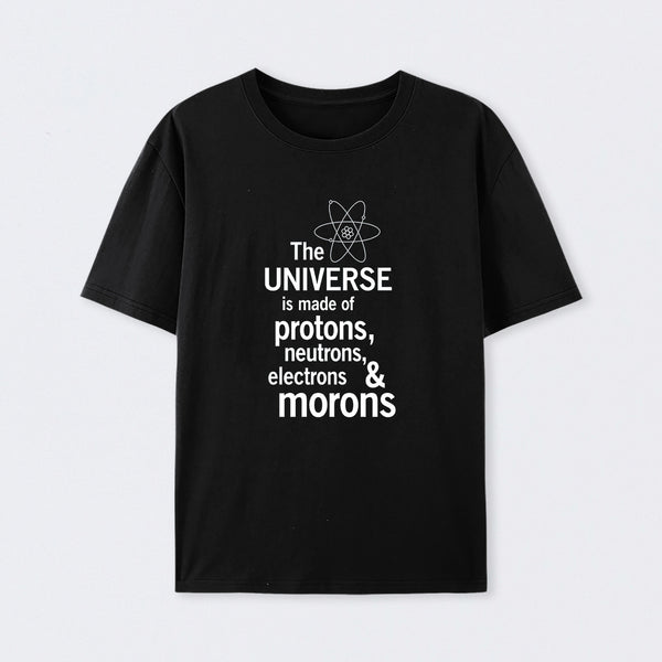 Black The composition of the universe Science T-Shirt