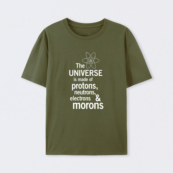 Army Green The composition of the universe Science T-Shirt