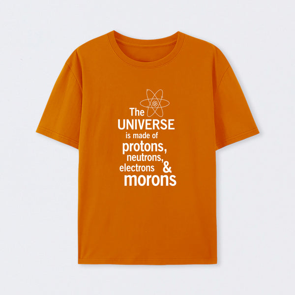 Orange The composition of the universe Science T-Shirt