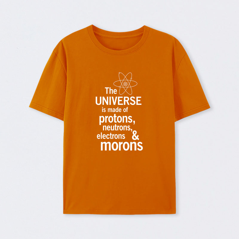 Orange The composition of the universe Science T-Shirt