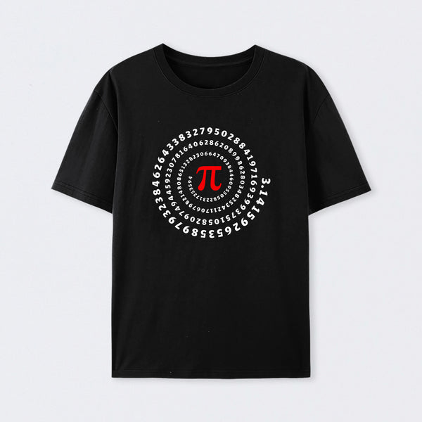 Black Pi Science Number Sequence Classic T-Shirt
