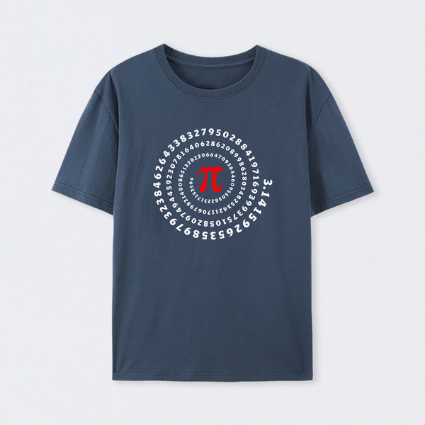 Navy Pi Science Number Sequence Classic T-Shirt
