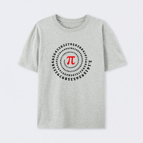 Grey Pi Science Number Sequence Classic T-Shirt