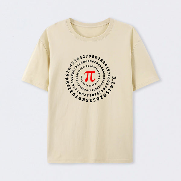 Cream Pi Science Number Sequence Classic T-Shirt