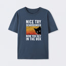 Navy You Get SchrÖdinger's cat In The Box T-Shirt