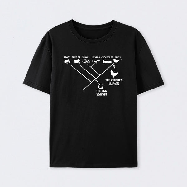 Black The Chicken And The Egg T-Shirt