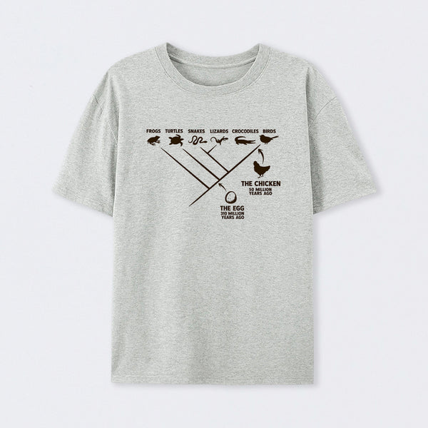 Grey The Chicken And The Egg T-Shirt