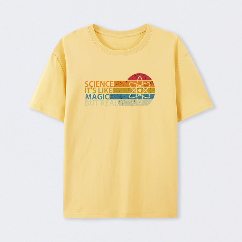 Yellow Science It's Like Magic But Real Science T-Shirt